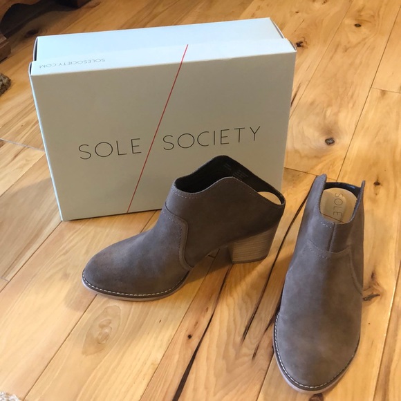 Sole Society Shoes - Sole Society Mule Bootie